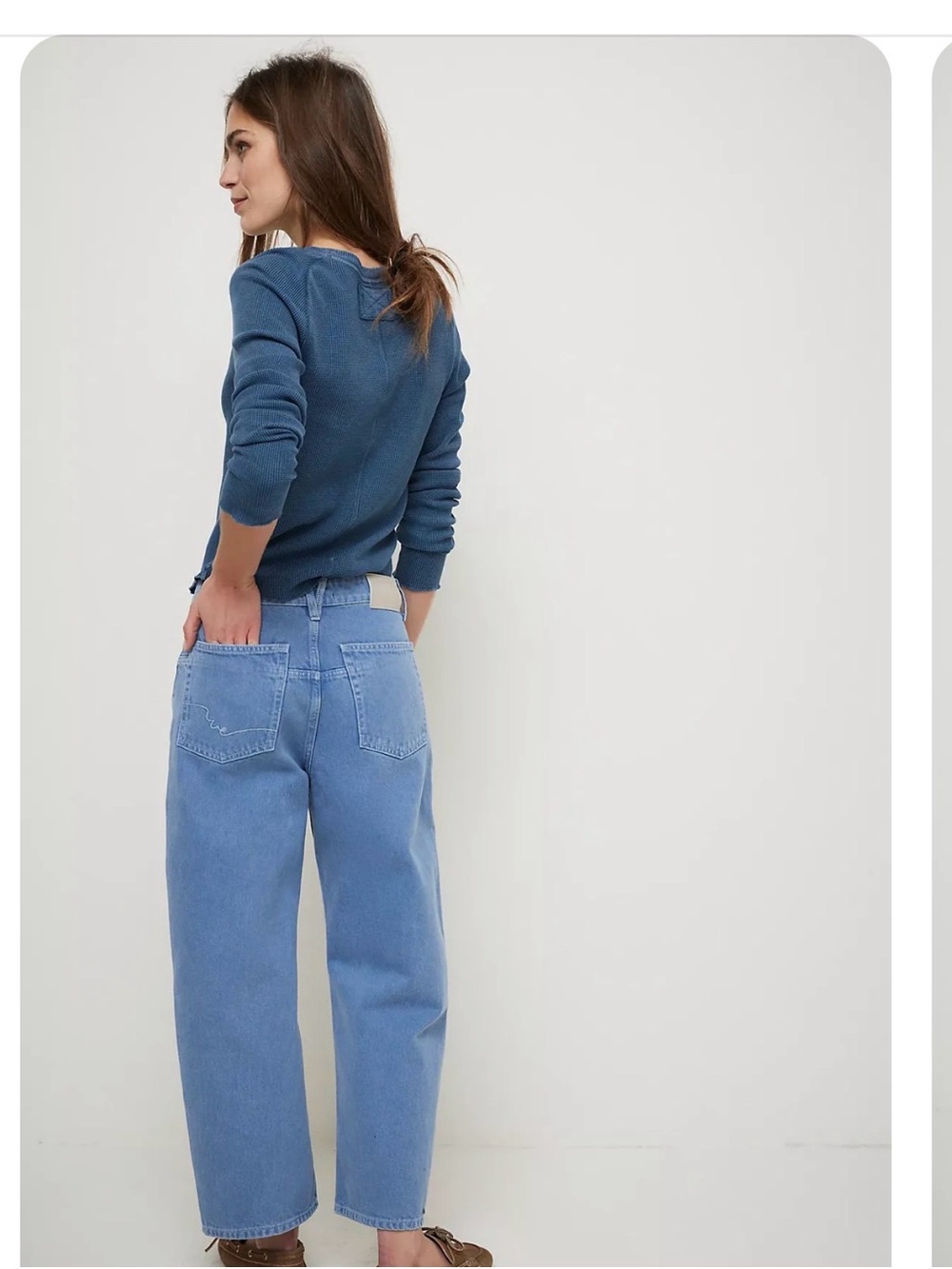 NWT Free People We the Free Deep Trance Jeans in color ocean